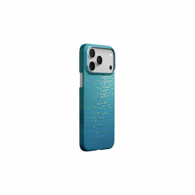 PITAKA Glints of Gold Ultra-Slim Case  for iPhone 17 Pro Max (Lucid Blue)