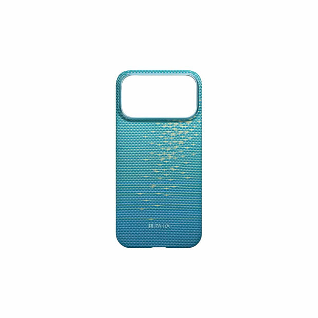 PITAKA Glints of Gold Ultra-Slim Case  for iPhone 17 Pro Max (Lucid Blue)