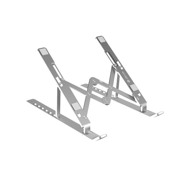 Devia Pro1 Multi-function Folding Stand For Tablet/Laptop - Silver