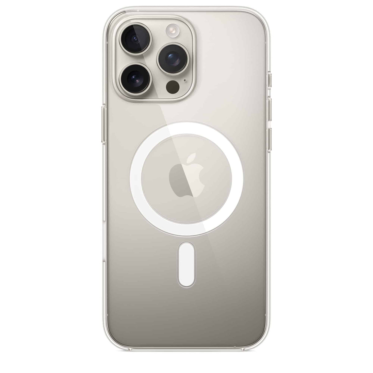 غطاء شفاف مع MagSafe لهاتف iPhone 16/Plus/Pro/Pro Max