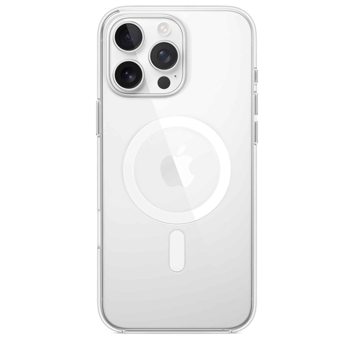 غطاء شفاف مع MagSafe لهاتف iPhone 16/Plus/Pro/Pro Max