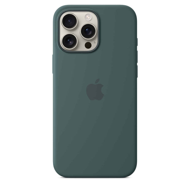 Lake Green Silicone Case with MagSafe for iPhone 16/Plus/Pro/Pro Max