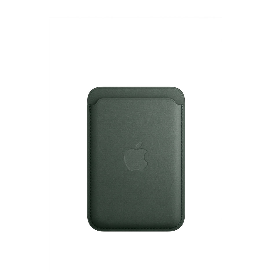 محفظة iPhone المنسوجة بدقة (FineWoven) مع MagSafe باللون الأخضر الدائم (Evergreen)