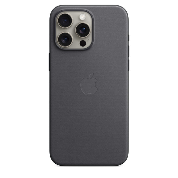 Black FineWoven Case with MagSafe for iPhone 15/Plus/Pro/Pro Max