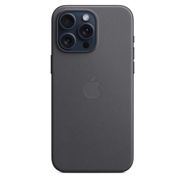 Black FineWoven Case with MagSafe for iPhone 15/Plus/Pro/Pro Max
