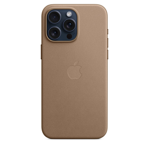 Taupe FineWoven Case with MagSafe for iPhone 15/Plus/Pro/Pro Max