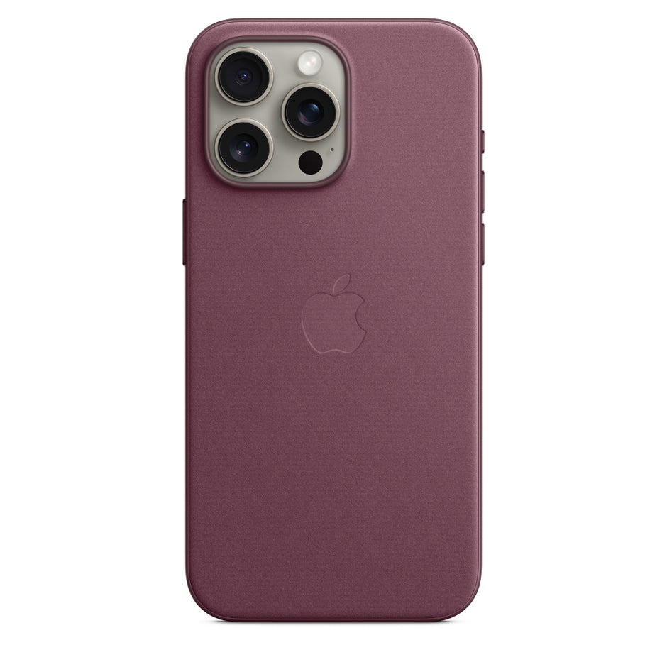 Mulberry FineWoven Case with MagSafe for iPhone 15/Plus/Pro/Pro Max