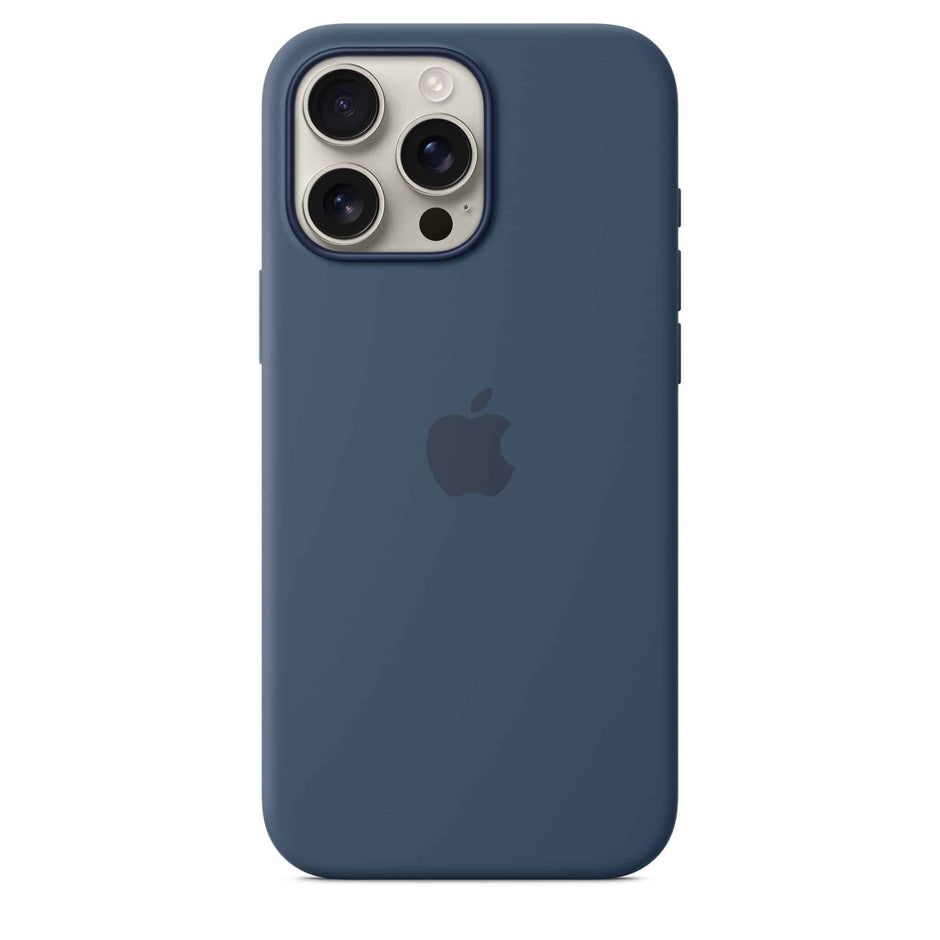 Denim Silicone Case with MagSafe for iPhone 16/Plus/Pro/Pro Max