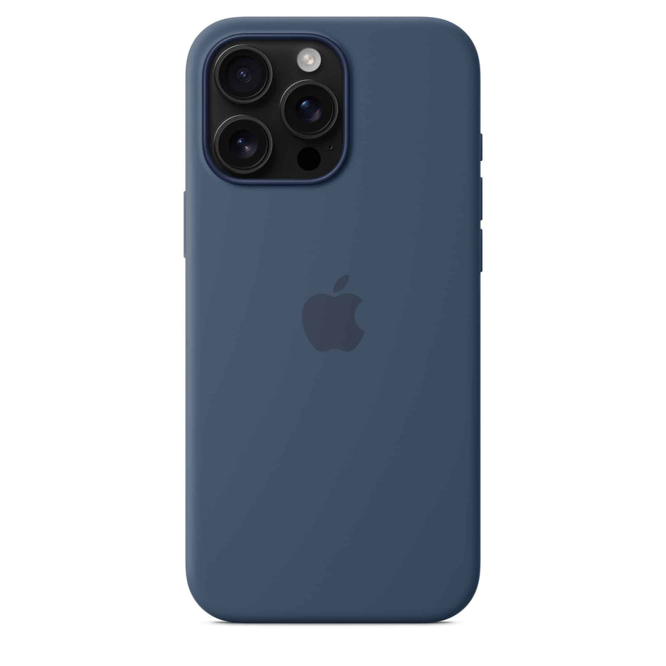 Denim Silicone Case with MagSafe for iPhone 16/Plus/Pro/Pro Max