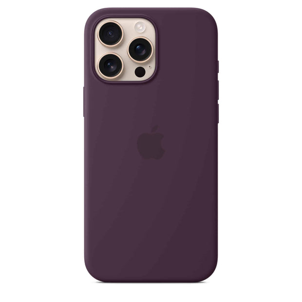 Plum Silicone Case with MagSafe for iPhone 16/Plus/Pro/Pro Max