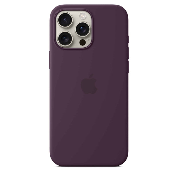 Plum Silicone Case with MagSafe for iPhone 16/Plus/Pro/Pro Max