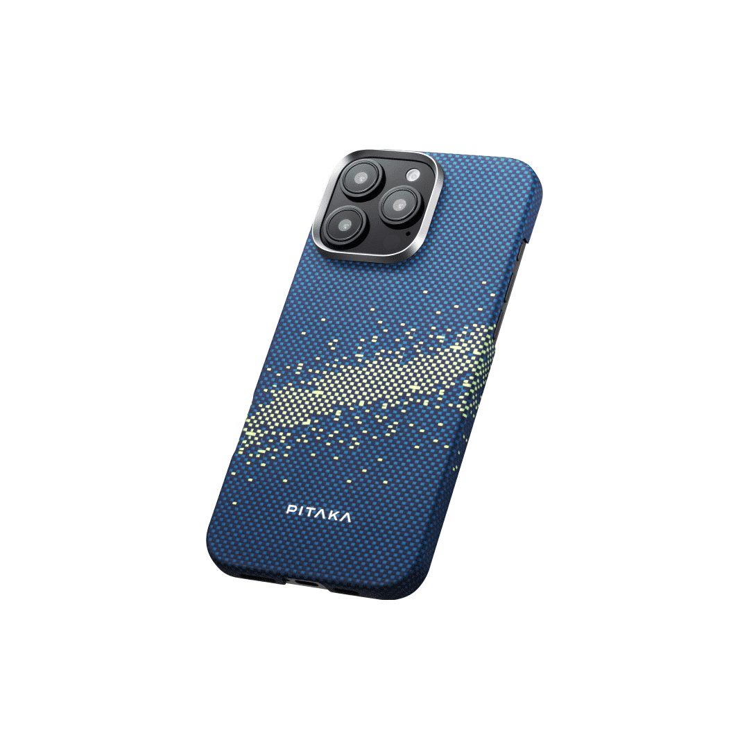 PITAKA Milky Way Galaxy Tactile Woven Case for iPhone 16 Pro/Pro Max