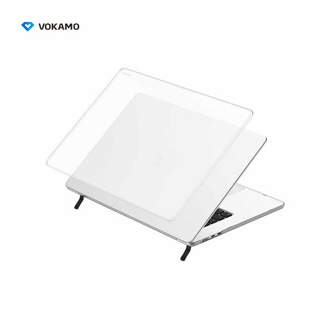Vokamo Frstect Stand for Macbook Air 13 (M2/M3/M4) Protective Case With Stand clear