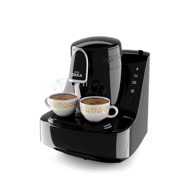 ARZUM OKKA ELIT  COFEE MACHINE (BLACK-CHROME)