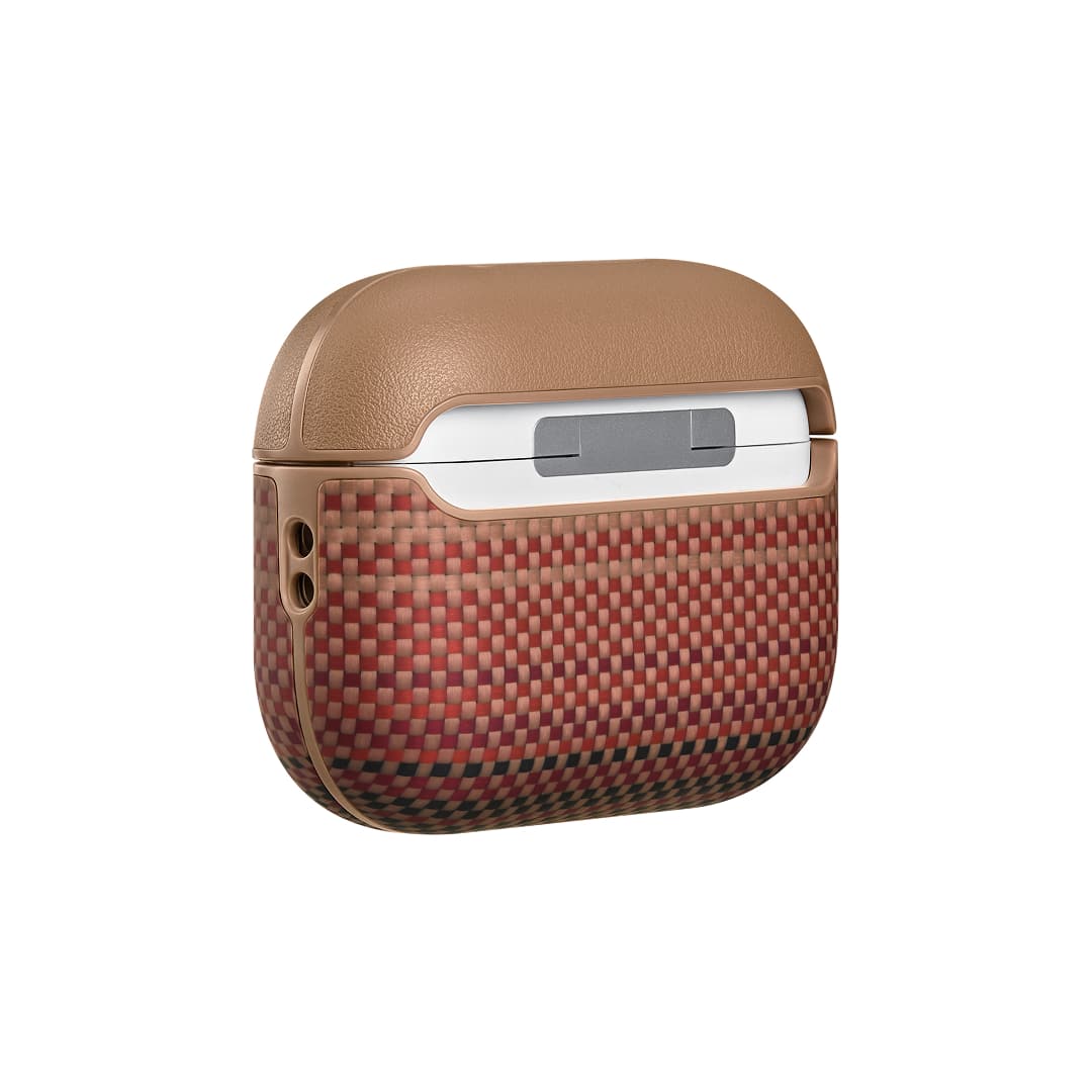 PITAKA Aramid Fiber Magnetic Case for AirPods Pro3（Sunset）