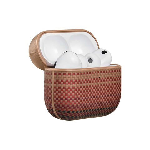 PITAKA Aramid Fiber Magnetic Case for AirPods Pro3（Sunset）