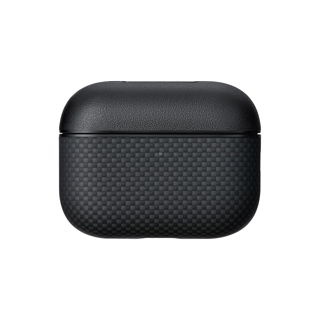 PITAKA Aramid Fiber  Magnetic Case for AirPods Pro3（Black/Gray）