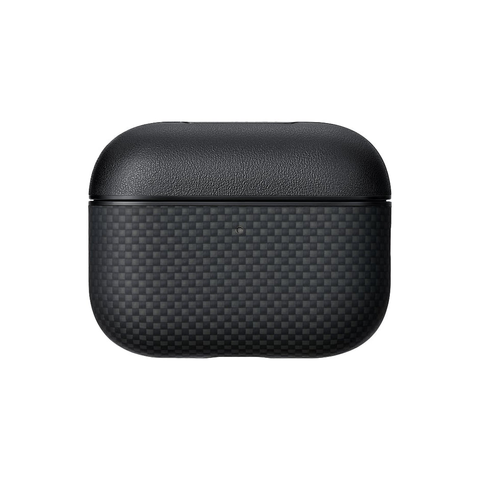 PITAKA Aramid Fiber  Magnetic Case for AirPods Pro3（Black/Gray）