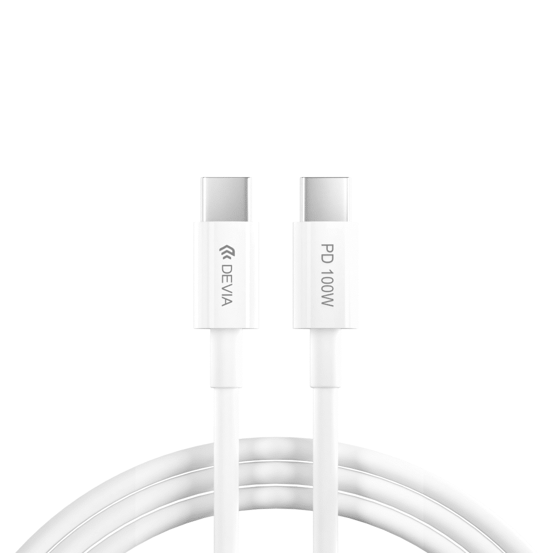 Devia Smart Series 100W C To C PD Cable(5A,1.5M) wihte
