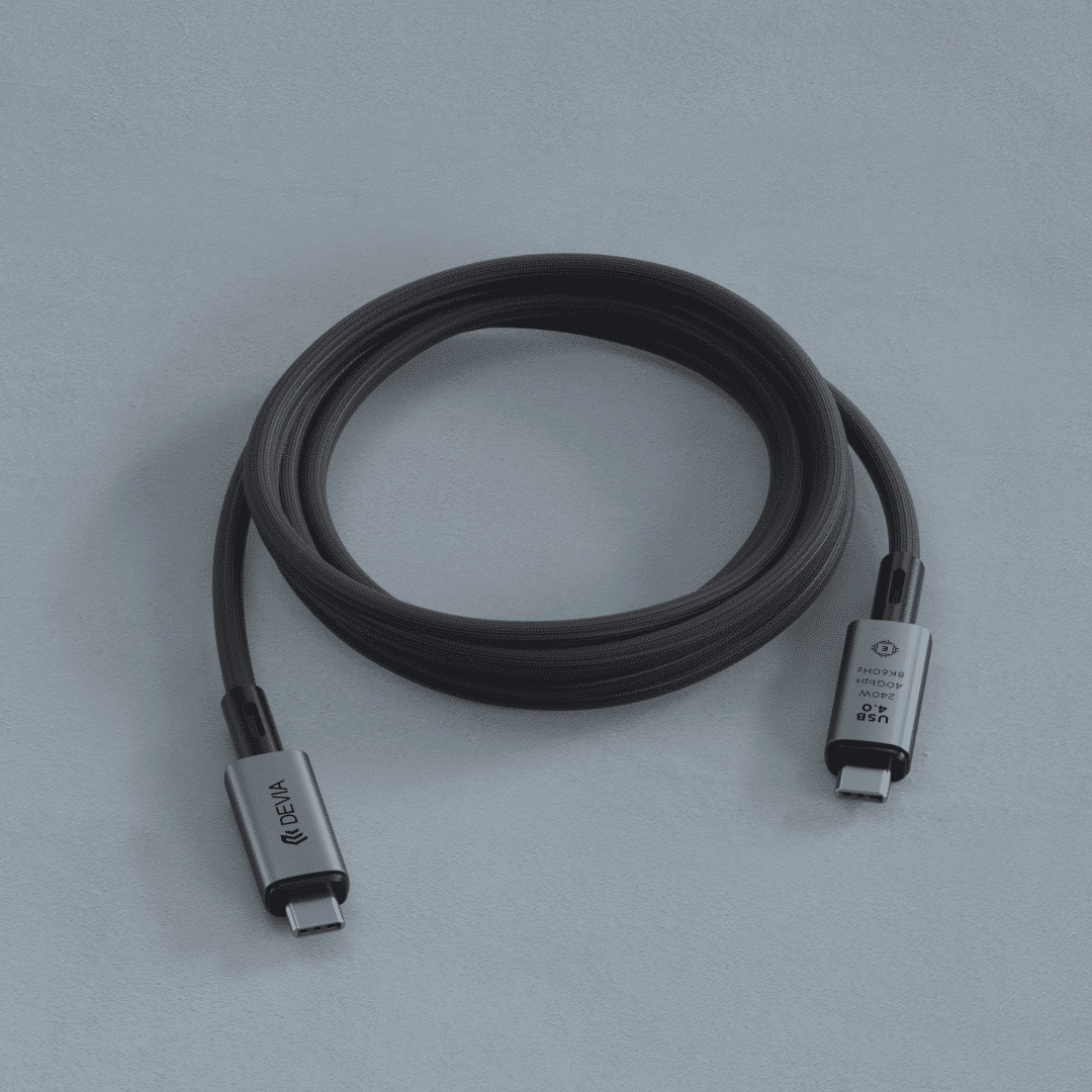 كابل Devia Extreme Speed Series USB4.0 متكامل الوظائف (40 جيجابايت، 240 واط، 8K 60 هرتز) - 1 متر