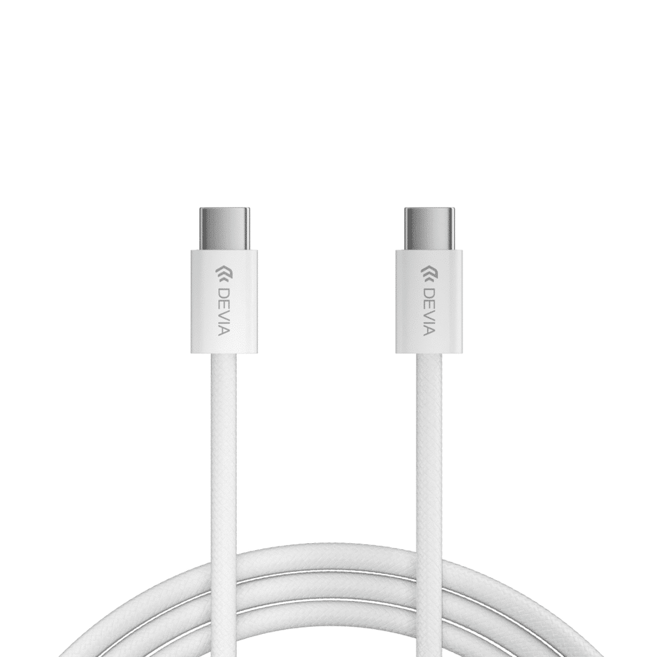DEVIA Smart Series PD 30W GaN Charger Set With USB-C Cable(EU) - white