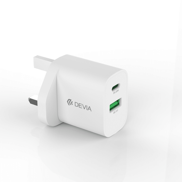 DEVIA Smart Series PD &amp;QC  Quick Charger(UK ,20W,V2)