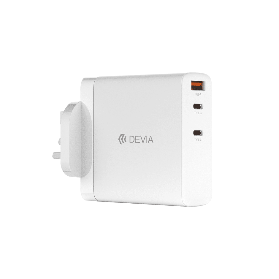DEVIA Extreme Speed Series PD 140W  2C+A GaN Charger (UK)