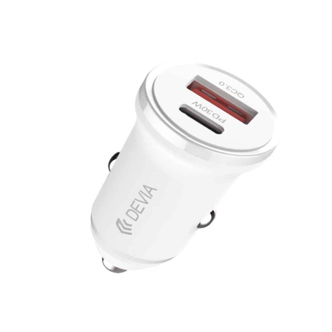 شاحن سيارة DEVIA Smart Series Mini PD 30W + QC 3.0