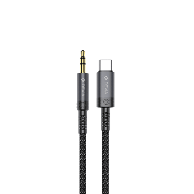 DEVIA Ipure Series Type-C to 3.5mm Woven Audio Cable
