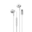 DEVIA Smart Series M2 Metal Wired Earphone(Type-C Digital) - silver