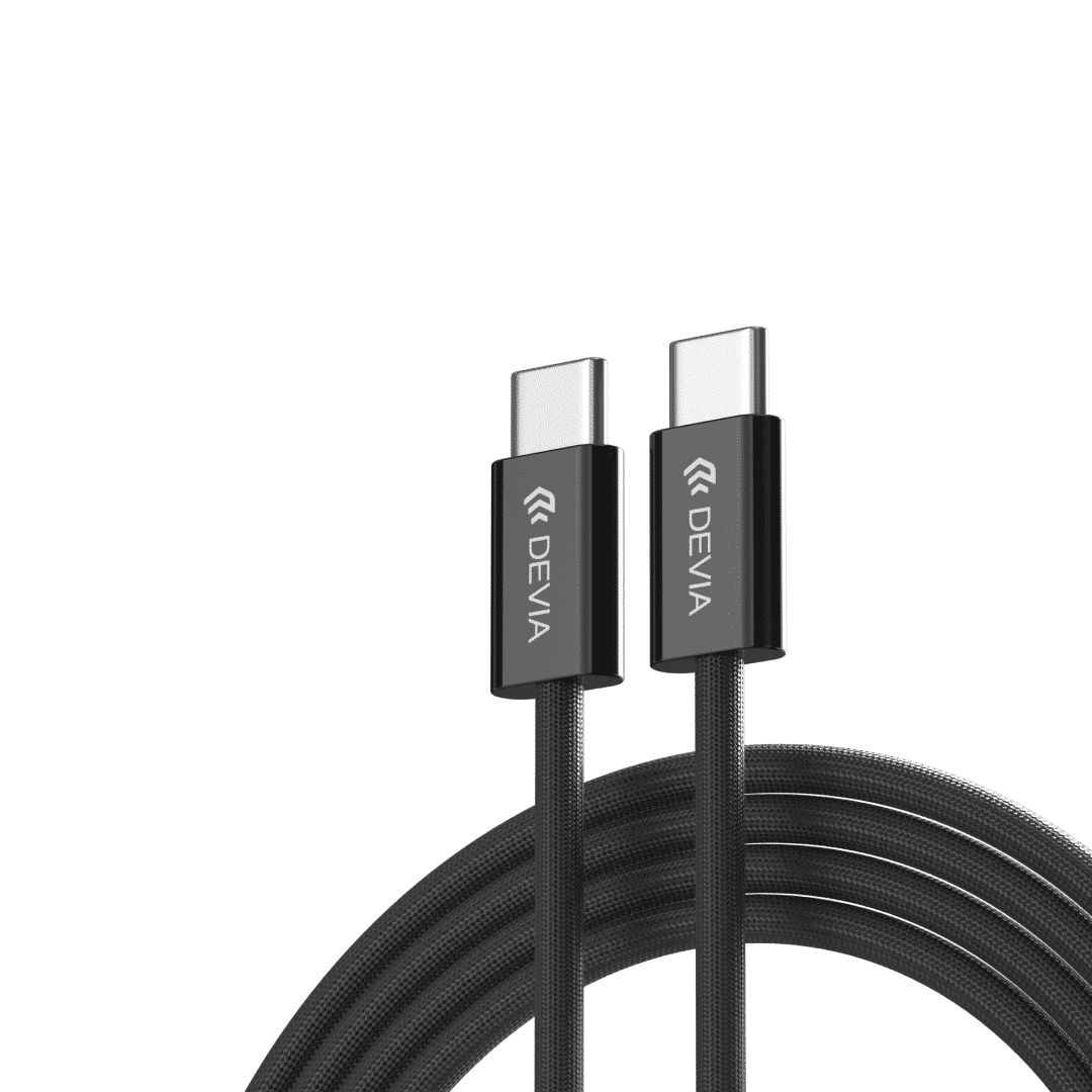 Devia Smart Series C To C PD 60W Fast  Woven Cable(1M) black