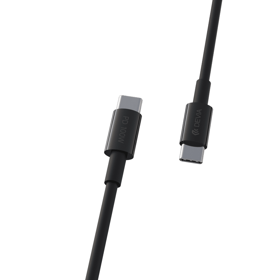 Devia Smart Series 100W C To C PD Cable(5A,1.5M) Black