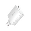 شاحن DEVIA Extreme Speed Series PD بقدرة 140 واط، بمنفذي USB-C ومنفذ USB-A، بتقنية GaN (القابس الأوروبي)