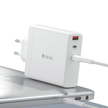 شاحن DEVIA Extreme Speed Series PD بقدرة 140 واط، بمنفذي USB-C ومنفذ USB-A، بتقنية GaN (القابس الأوروبي)