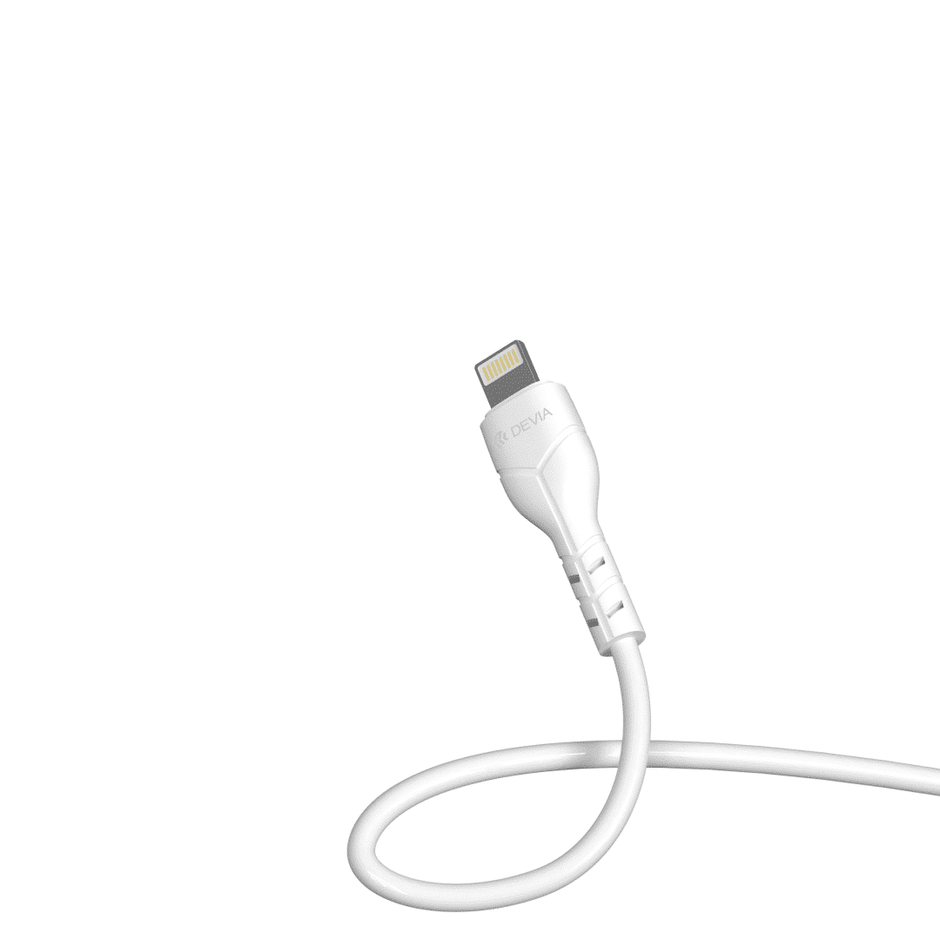 DEVIA Smart Series 2.4A 2USB Charger Set With Lightning Cable(5V UK)（V2)