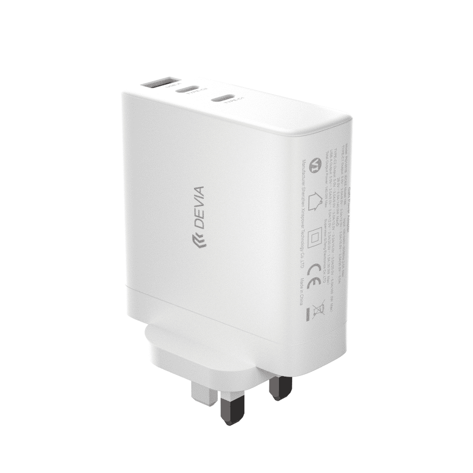 DEVIA Extreme Speed Series PD 140W  2C+A GaN Charger (UK)