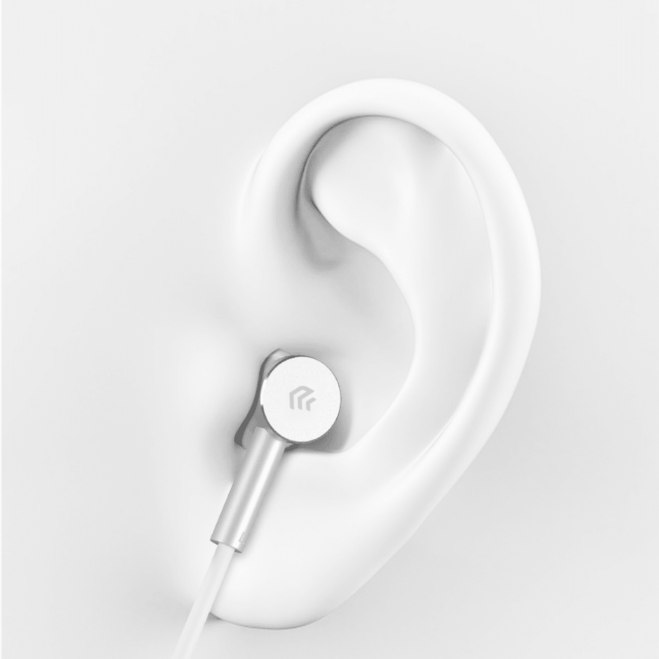 DEVIA Smart Series M2 Metal Wired Earphone(Type-C Digital) - silver