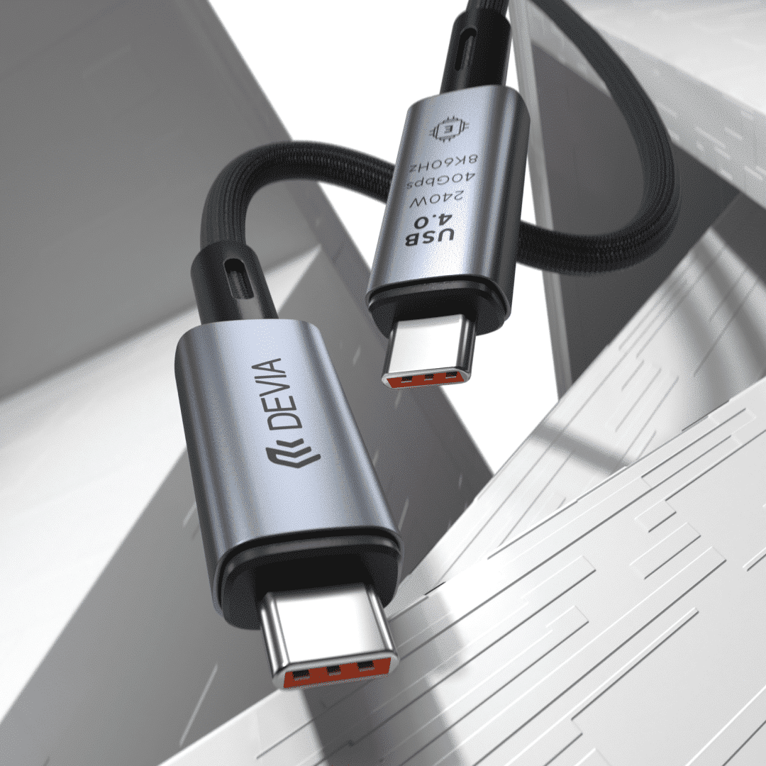كابل Devia Extreme Speed Series USB4.0 متكامل الوظائف (40 جيجابايت، 240 واط، 8K 60 هرتز) - 1 متر