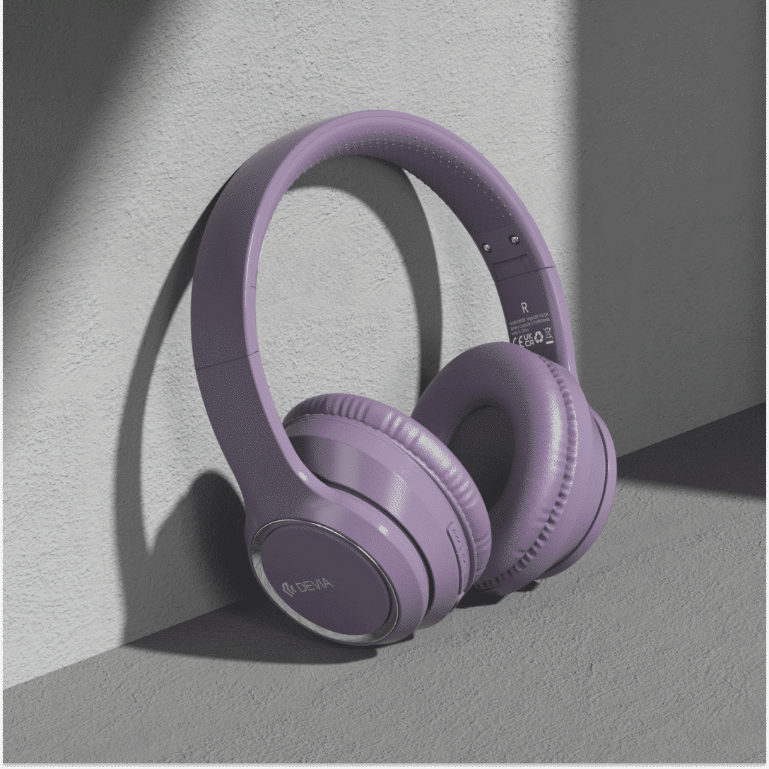 DEVIA Kintone Series Wireless Headset V2 - deep purple