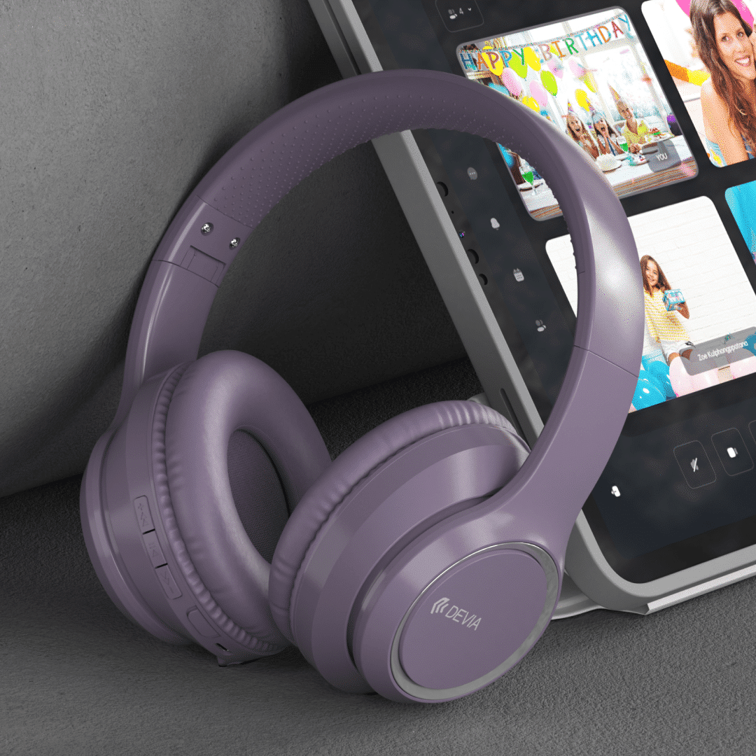 DEVIA Kintone Series Wireless Headset V2 - deep purple