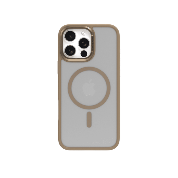 Comma Joy Elegant Magnetic Anti-shock Case - 16 Pro Max - desert titanium