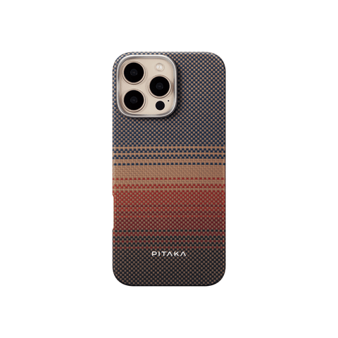بەرگی PITAKA Sunset Tactile Woven بۆ ئایفۆن 16 پڕۆ/پڕۆ ماکس