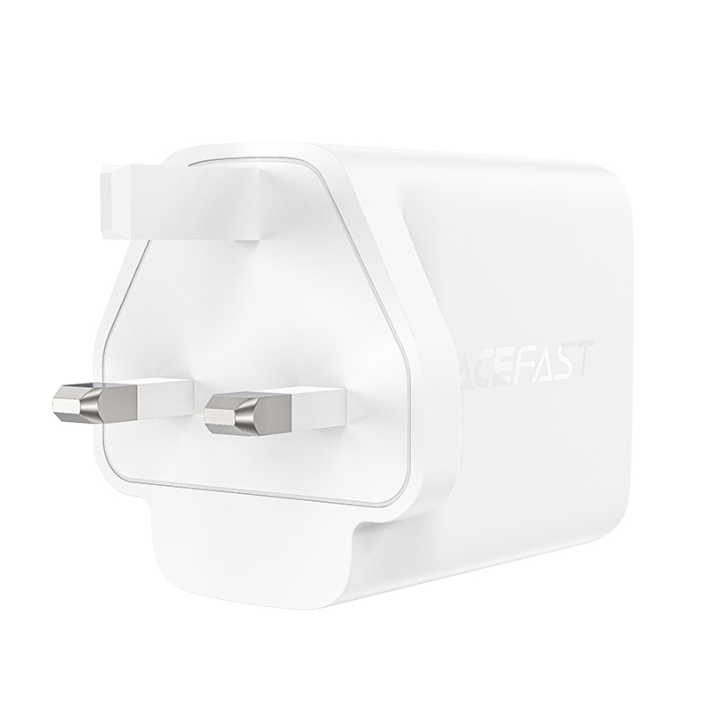 ACEFAST PD65W GaN (2×USB-C+USB-A) charger – White - الصورة 2