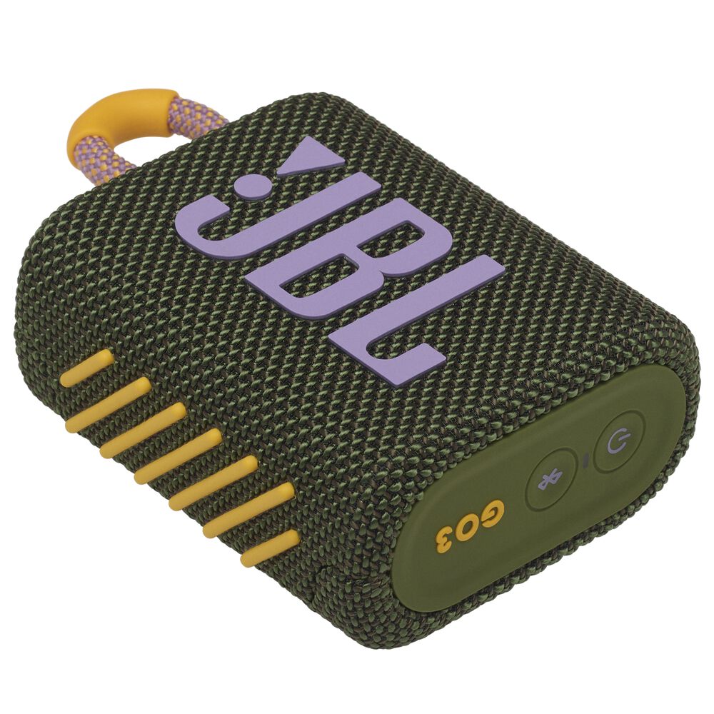 JBL Go 3: Portable Waterproof Speaker - Green - Image 5