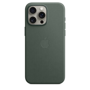 Evergreen FineWoven Case with MagSafe for iPhone 15/Plus/Pro/Pro Max