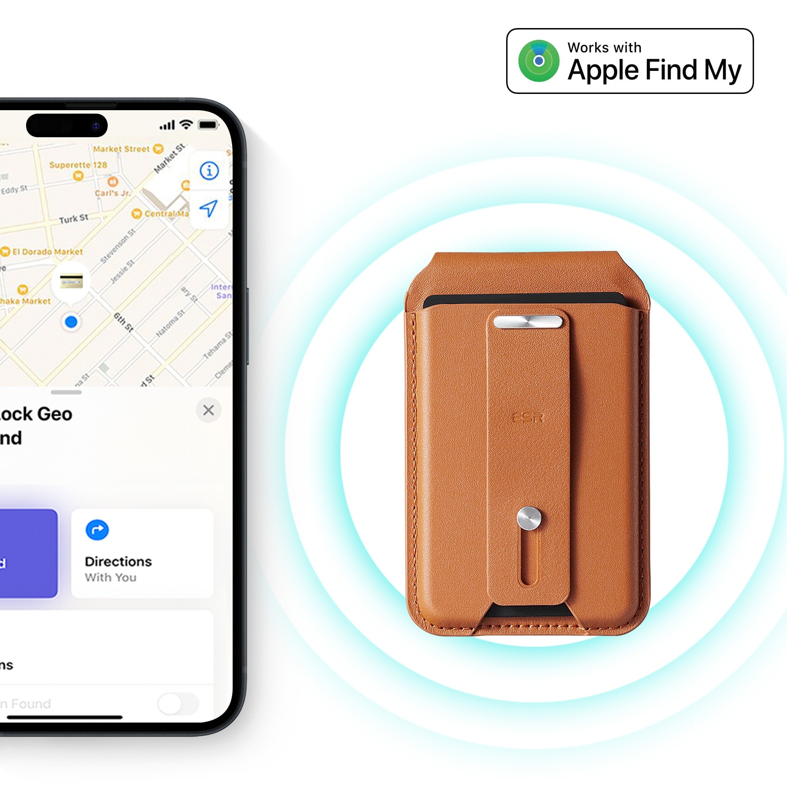 ESR Halolock Geo Wallet Stand