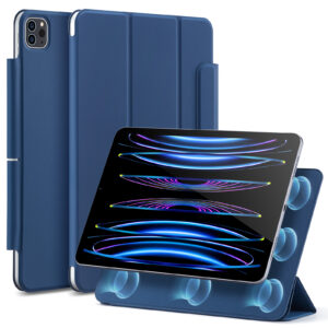 ESR iPad Pro 11 Rebound Slim and Lightweight Magnetic Trifold Case — Navy Blue