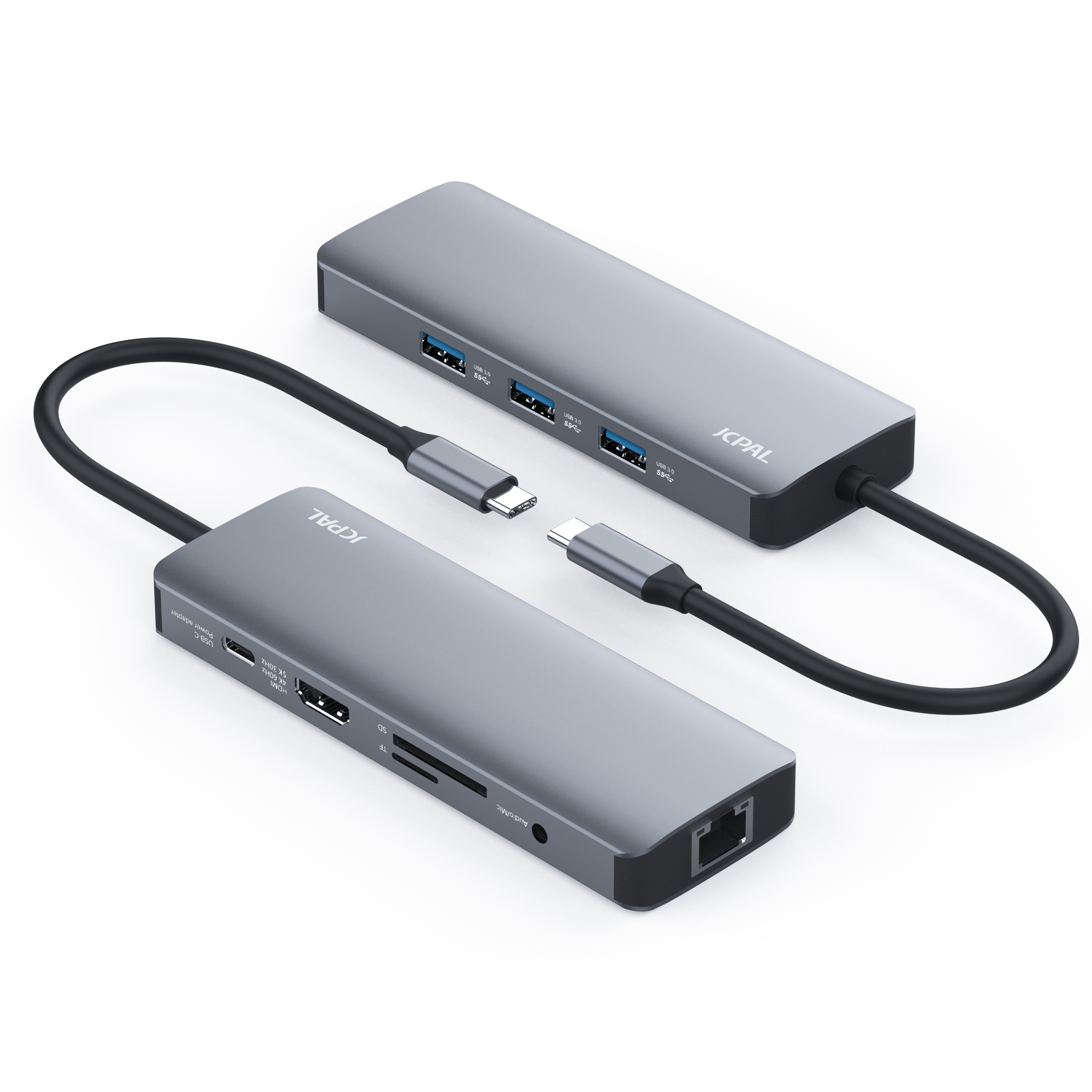 JCPal UCB-C 9-Port Hub - الصورة 4