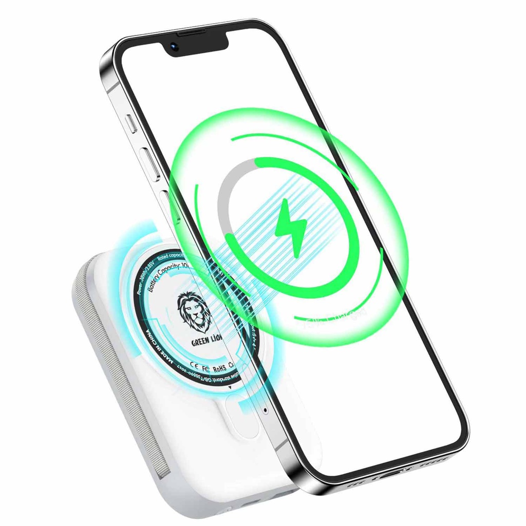 Green Lion 10000mAh Monaco MagSafe Power Bank