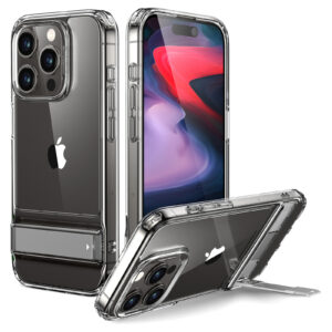 ESR Clear Kickstand Case for iPhone 15/Plus/Pro/Pro Max